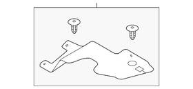 Fl1z-78001a06-a Ford Genuine Lower Shield