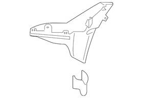 Fl3z-17f803-a Ford Genuine Air Duct