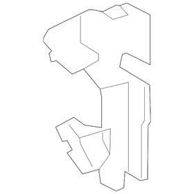 Fr3z-8310-c Ford Genuine Air Deflector