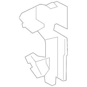 Fr3z-8311-c Ford Genuine Air Deflector