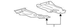 Ft4z-6p013-c Ford Genuine Shield Engine Compartment Sp