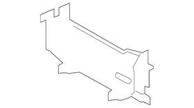 Hc3z-8327-p Ford Genuine Air Shield