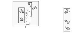 Hs7z-8310-g Ford Genuine Air Deflector