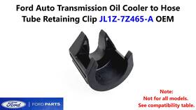 Jl1z-7z465-a Ford Auto Transmission Oil Cooler To Hose Tube Retaining Clip Jl1z-7z465-a Ford Auto Transmission Oil Cooler To Hose Tube Retaining Clip
