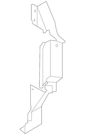 Jl3z-8311-a Ford Genuine Air Baffle Jl3z-8311-a Ford Genuine Air Baffle