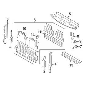 Kt4z-8475-g Ford Genuine Radiator Shutter Assembly