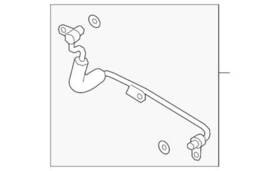 Lb5z-8a520-a Ford Genuine 2019-2024 Ranger Explorer Engine Coolant Inlet Hose