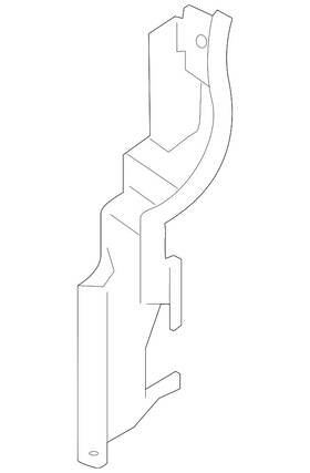 Lk4z-8311-a Ford Genuine Radiator Support Air Deflector