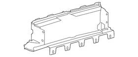 Lk9z-8327-a Ford Genuine Lower Deflector Lk9z8327a