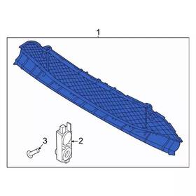 Lk9z-8475-b Ford Genuine Shutter Assembly