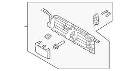 Mb3z-8475-ec Ford Genuine Radiator Shutter Assembly