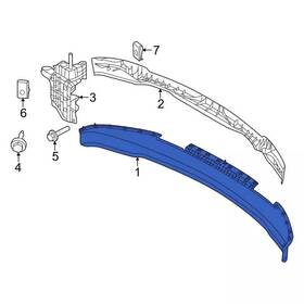 Ml3z-17626-bb Ford Genuine Lower Deflector