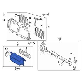 Ml3z-17626-q Ford Genuine Shutter