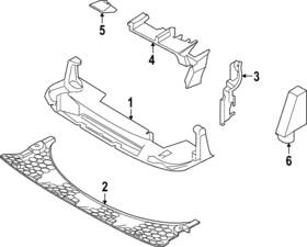 Nk4z-17626-b Ford Genuine Front Deflector