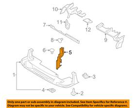 Ck4z-8311-a Ford Oem 15-16 Transit-150 Splash Shields-deflector Left Ck4z8311a