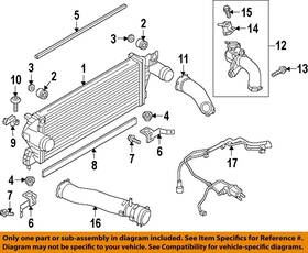 Jb3z8a082a Ford Oem 19-23 Ranger Cooling Intercooler-upper Seal