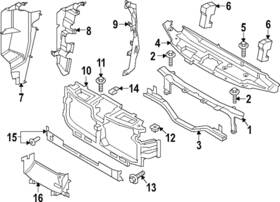 Pc3z-8310-c Ford Genuine Air Deflector