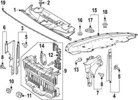 Pr3z-8311-b Ford Genuine Air Deflector