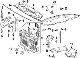 Pr3z-8475-d Ford Genuine Shutter Assembly