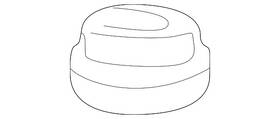 Xw4z-8124-aa Ford Genuine Radiator Lower Insulator