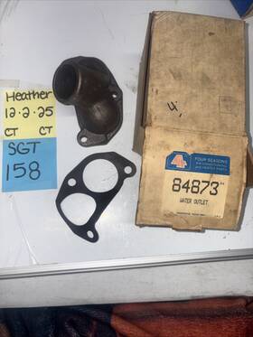 84873 Four Seasons 1 Part Number Engine Coolant Water Outlet Nos Oem