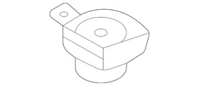 Lx6z-8125-c Genuine Ford Radiator Upper Insulator