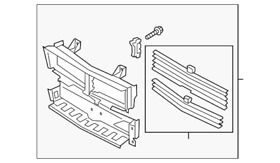 Jr3z-8475-f Genuine Ford Shutter Assembly Radiator Control