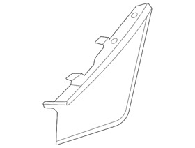 M1pz-16b074-a Genuine Ford Side Shield
