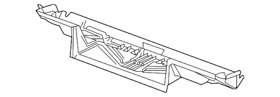 84126420 Genuine Gm Lower Radiator Air Baffle
