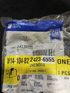 24236555 Genuine Gm Parts Transmission Oil Cooler End Fitting
