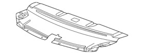 84905439 Genuine Gm Upper Radiator Air Baffle