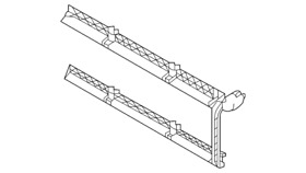 Lr146780 Genuine Land-rover Radiator Shutter Assembly