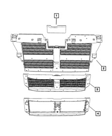 68508765aa Genuine Mopar Active Shutter Grille