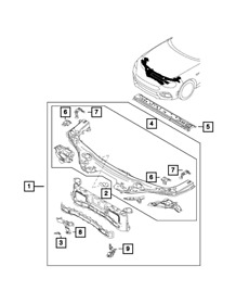 68313314aa Genuine Mopar Reinforcement