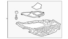 51420-06010 Genuine Toyota Radiator Support Splash Shield
