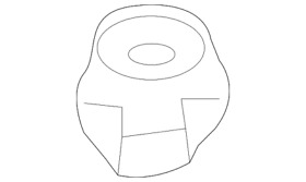 16535-03050 Genuine Toyota Support Radiator Lower