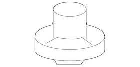 15781371 Gm Genuine Radiator Lower Insulator 15781371 Gm Genuine Radiator Lower Insulator