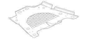 15849031 Gm Genuine Engine Compartment Lower Noise Shield