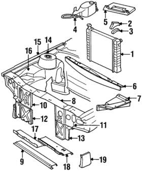 20258674 Gm Genuine Front Panel