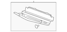 23104167 Gm Genuine Upper Radiator Air Baffle