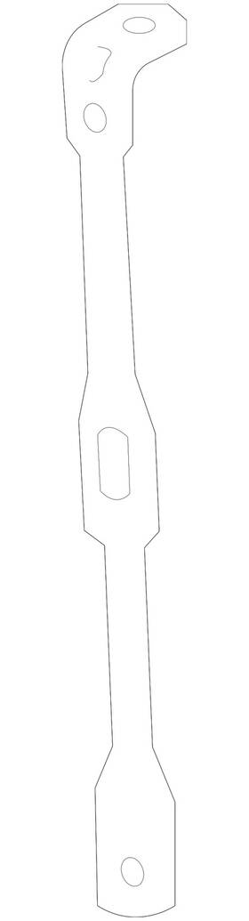 23214993 Gm Genuine Headlamp And End Panel Mount Brace