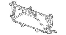 23343970 Gm Genuine Headlamp And Grille Mount Panel