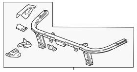 23508762 Gm Genuine Front End Upper Tie Bar