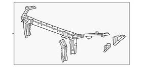 26522524 Gm Genuine Upper Tie Bar