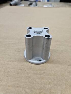 3876828 Gm Chevy 396 350 327 Bbc Sbc 2-1/4 Inch Aluminum Fan Spacer Oem #3876828 1960s 70s