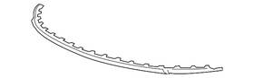 42491757 Gm Genuine Front Bumper Fascia Air Deflector