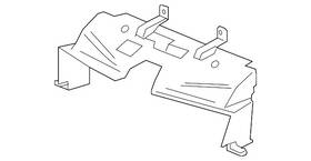 42492899 Gm Genuine Upper Radiator Air Baffle