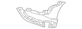 Gm 42739815 Genuine Front Driver Side Bumper Fascia Outer Air Duct