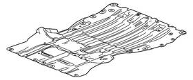 42759703 Gm Genuine Front Compartment Air Deflector