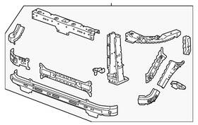 84023465 Gm Genuine Front End Upper Tie Bar
